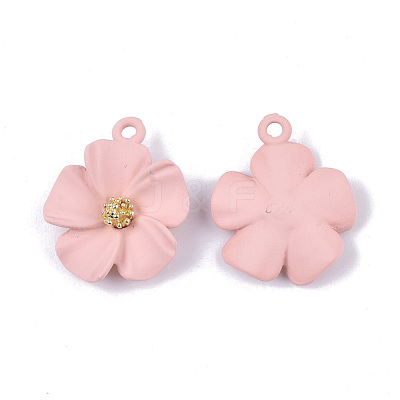 Spray Painted Alloy Pendants PALLOY-N0147-03C-1