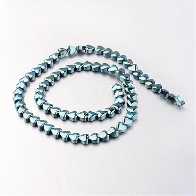 Electroplate Non-magnetic Synthetic Hematite Bead Strands G-F300-22A-1