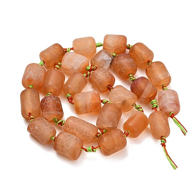 Natural Weathered Agate Beads Strands G-A321-D02-01B-1