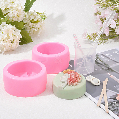 DIY 3D Girl Face Fondant Molds Kits DIY-OC0003-47-1