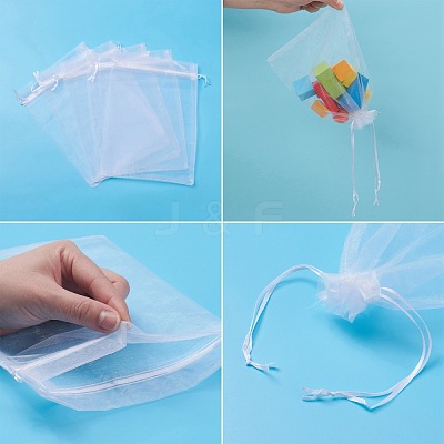 Organza Gift Bags with Drawstring OP-R016-17x23cm-04-1