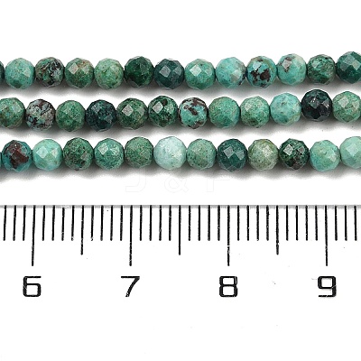 Natural Chrysocolla Beads Strands G-P514-A03-02-A-1