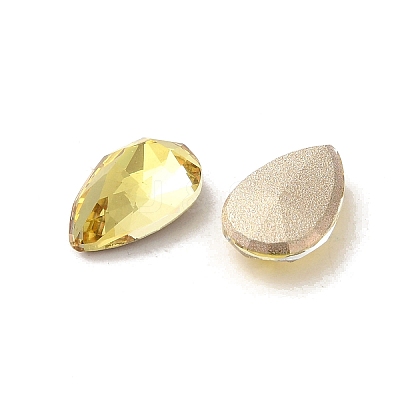Glass Rhinestone Cabochons RGLA-P037-11B-D226-1