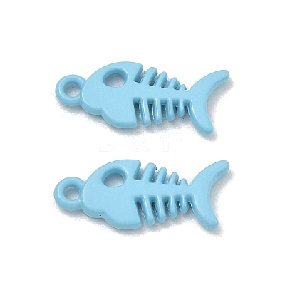 Spray Painted Alloy Pendants AL-CBA5D51-01F-1