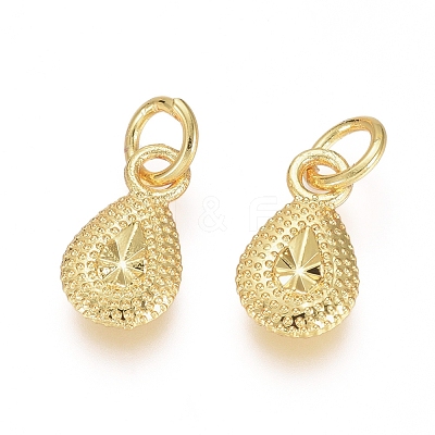Electroplated Alloy Charms PALLOY-G267-15G-1