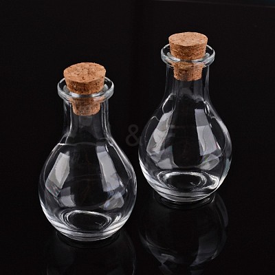 Glass Bottle for Bead Containers X-AJEW-H006-1-1