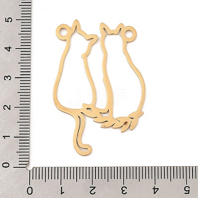 201 Stainless Steel Pendants STAS-Z109-09G-1