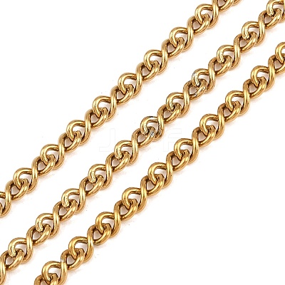 304 Stainless Steel Infinity Link Chains CHS-Z009-01G-1
