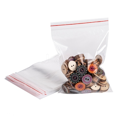 Plastic Resealable Packaging Bags OPP-Q002-11x16cm-1