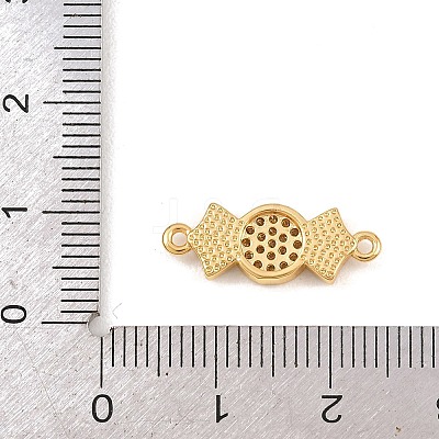 Natural Paua Shell Candy Link Connector Charms KK-Z140-02G-01-1