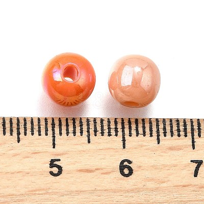 Opaque Acrylic Beads OACR-S071-02C-1