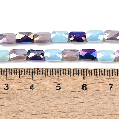 Electroplate Glass Beads Strands EGLA-D300-05-07-1