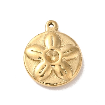 304 Stainless Steel Pendant Rhinestone Settings STAS-L022-237G-1