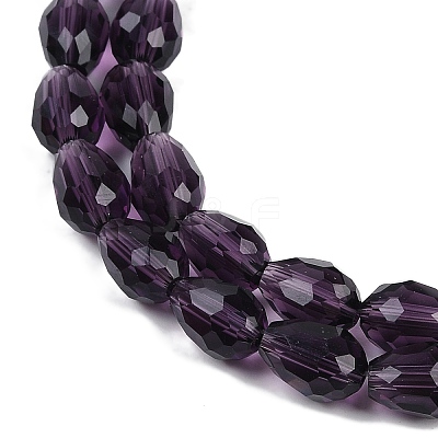 Transparent Glass Beads Strands EGLA-N013-T4mm-D06-1