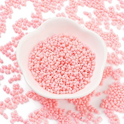 Baking Paint Glass Seed Beads SEED-A033-05M-1