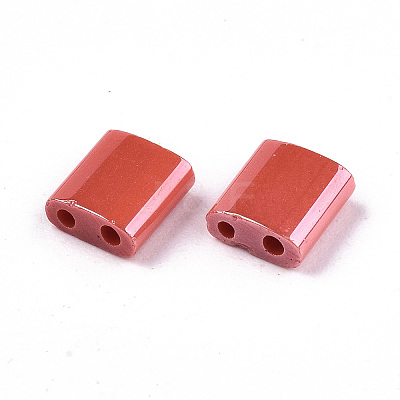 FGB 2-Hole Glass Seed Beads X-SEED-S031-L-ST125-1