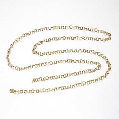 Ion Plating(IP) 304 Stainless Steel Rolo Chains STAS-F094-21-1