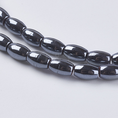 Non-Magnetic Synthetic Hematite Beads G-H1082-1-1