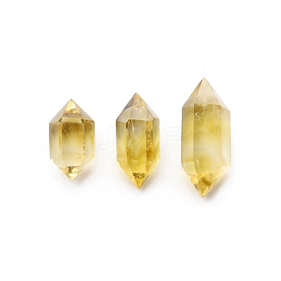 Double Tower Natural Citrine Healing Stone Wands PW-WG12520-03-1