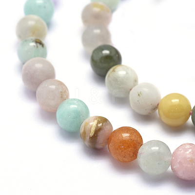 Natural Mixed Stone Beads Strands G-K224-05-6mm-1