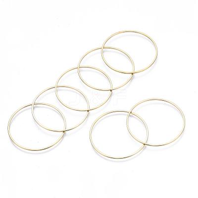 Brass Linking Rings KK-S327-06KC-35mm-1