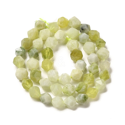 Natural New Jade Beads Strands G-K382-A08-02-1