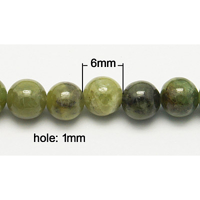 Natural Idocrase Beads Strands G-N165-7-1