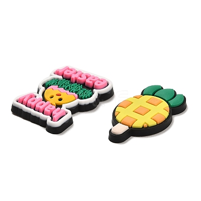 PVC Plastic Pendants & Cabochons KY-XCP0001-24-1