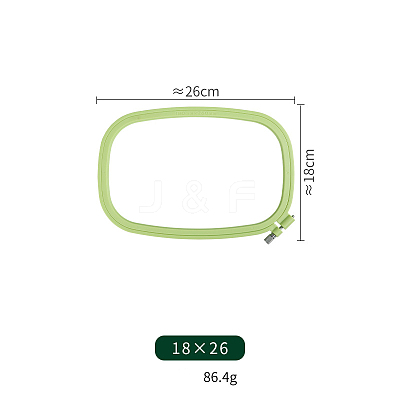 ABS Plastic Cross Stitch Embroidery Hoops PW-WG77772-03-1