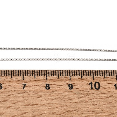 12Pcs 304 Stainless Steel Serpentine Chain Necklaces for Men Women NJEW-H093-19P-02-1