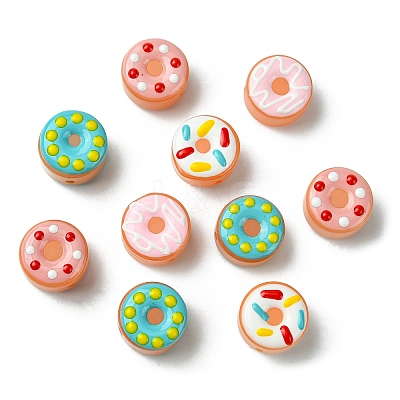 10Pcs Handmade Lampwork Beads LAMP-YW0001-31-1