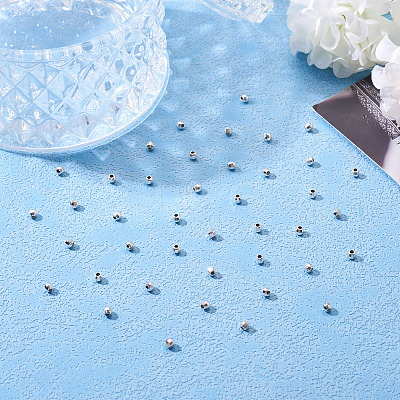 50PCS 925 Sterling Silver Beads Spacer STER-TA0001-30-1
