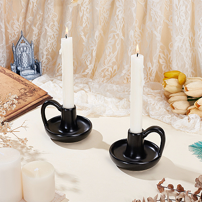 Porcelain Candle Holders DJEW-OC0003-95A-1