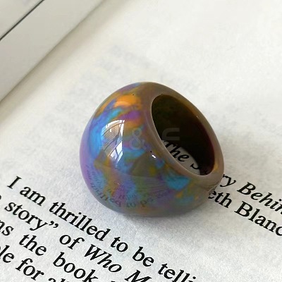 Resin Finger Rings for Women WG71679-04-1