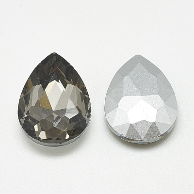 Pointed Back Glass Rhinestone Cabochons RGLA-T081-7x10mm-03-1
