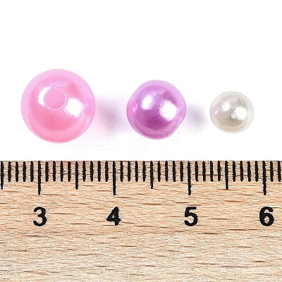 ABS Plastic Imitation Pearl Beads X-KY-G030-01D-1