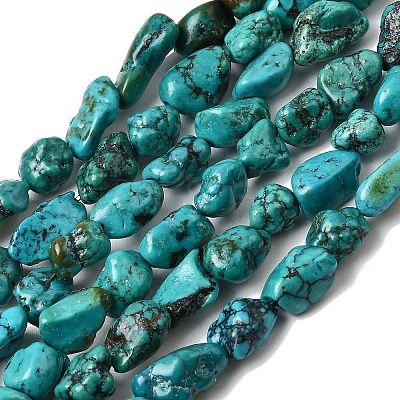 Natural HuBei Turquoise Bead Strands G-H345-A01-11-1