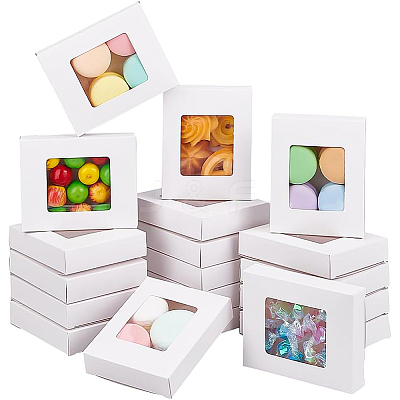Rectangle Foldable Creative Cardboard Box CON-WH0086-16A-1