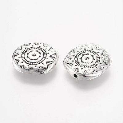 Tibetan Style Alloy Beads PALLOY-F173-05AS-1