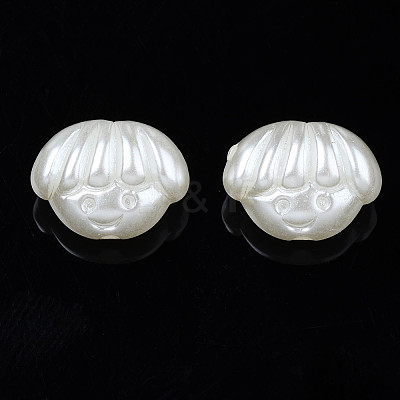 ABS Plastic Imitation Pearl Beads KY-S163-444-1