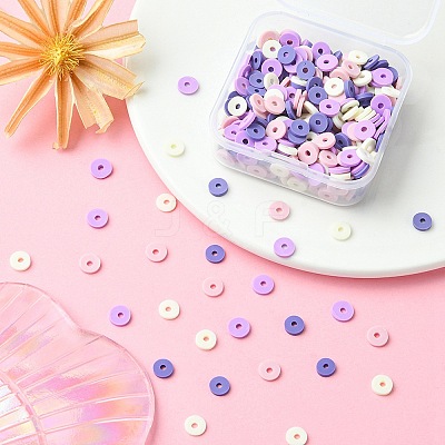 1 Strand Handmade Polymer Clay Beads Strand CLAY-YW0001-85-1