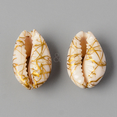 Natural Cowrie Shell Beads X-SSHEL-N0232-08E-1