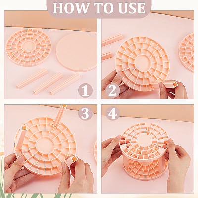 49 Holes Cosmetic Brush Storage Stands MRMJ-WH0012-46B-1