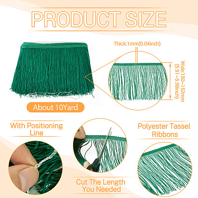 Polyester Tassel Ribbons OCOR-TAC0018-02A-1