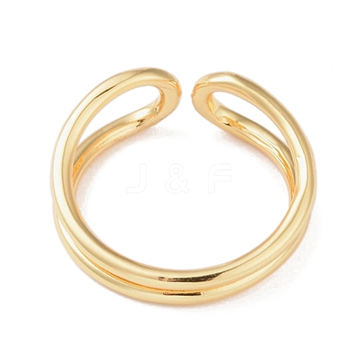 Brass Open Cuff Ring LS-RJEW-R143-01C-G-1