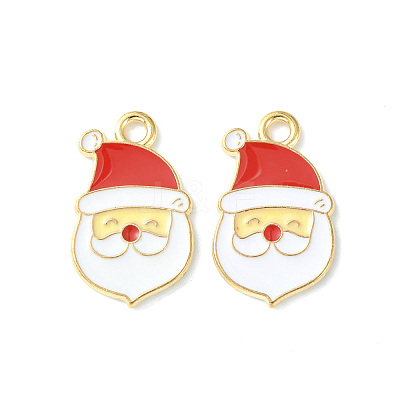 Christmas Alloy Enamel Pendants ENAM-D047-10LG-03-1
