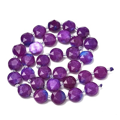 Dyed Natural Jade Beads Strands G-C116-A15-01-01-1