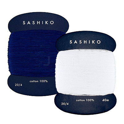 2 Rolls 2 Colors Cotton Sewing Thread DIY-OC0014-09-1