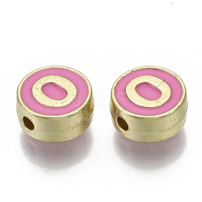 Alloy Enamel Beads X-ENAM-S122-028O-NR-1