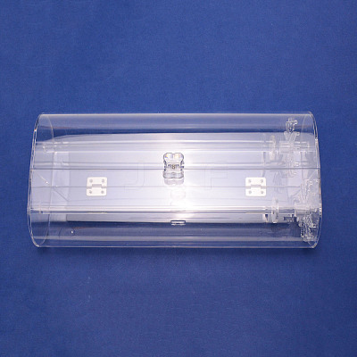 Acrylic Jewelry Organizer Necklaces Stand AJEW-WH0258-116-1